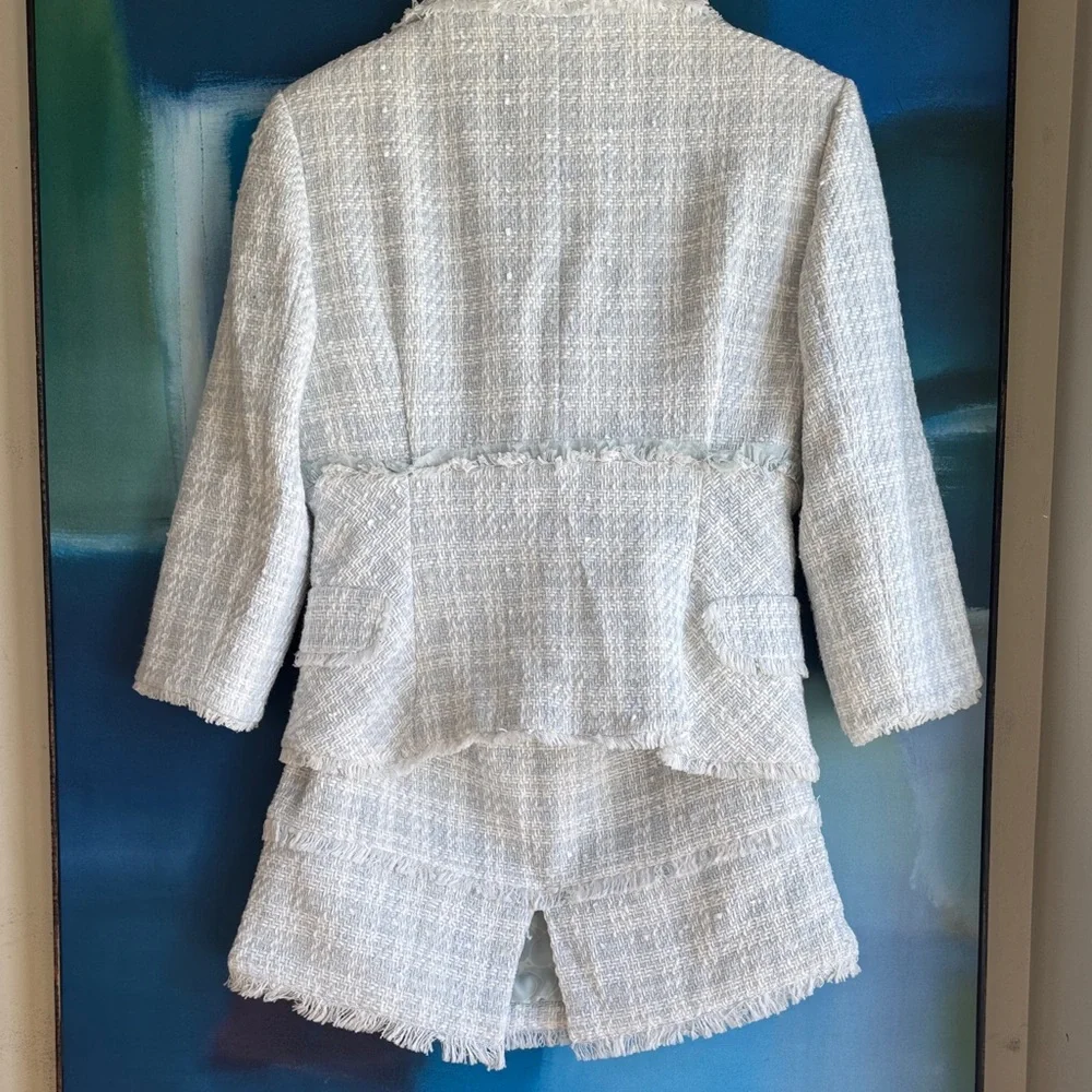 Kay Unger Tweed Blazer and Skirt Set - Picture 8 of 16